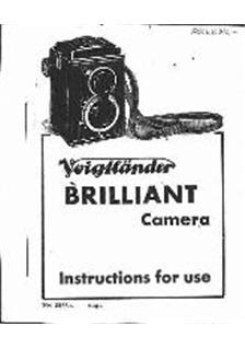 Voigtlander Brilliant manual. Camera Instructions.